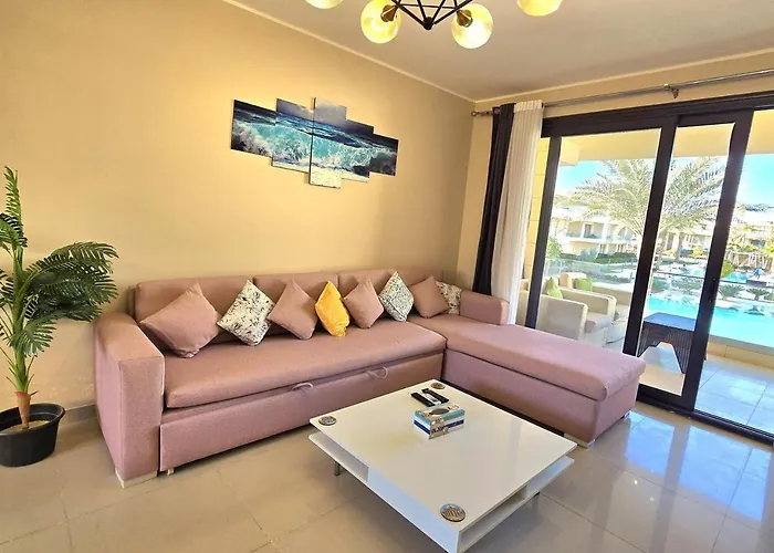 Fabulous 2 Bedrooms B17-f3 2b Shared Pool At G-cribs Elgouna * El Gouna