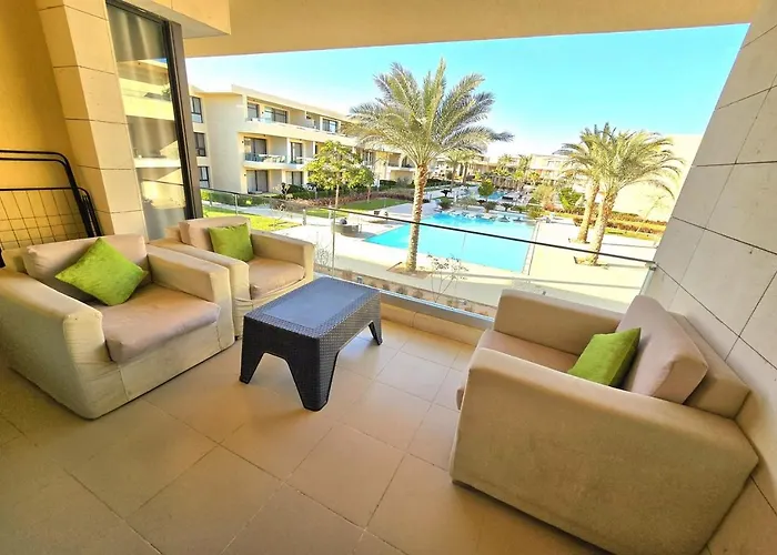 Fabulous 2 Bedrooms B17-f3 2b Shared Pool At G-cribs Elgouna Apartment El Gouna