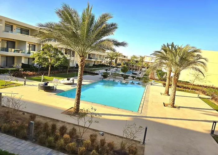 Fabulous 2 Bedrooms B17-f3 2b Shared Pool At G-cribs Elgouna Apartment El Gouna
